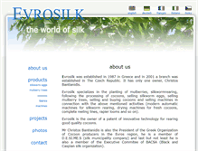 Tablet Screenshot of evrosilk.eu